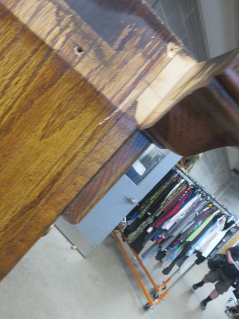 44"W Antique-Style Wooden Dresser