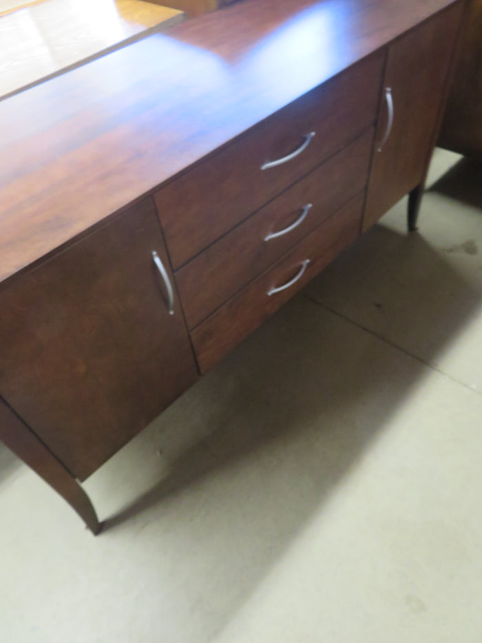 63"W 5-Drawer Wood  Dresser