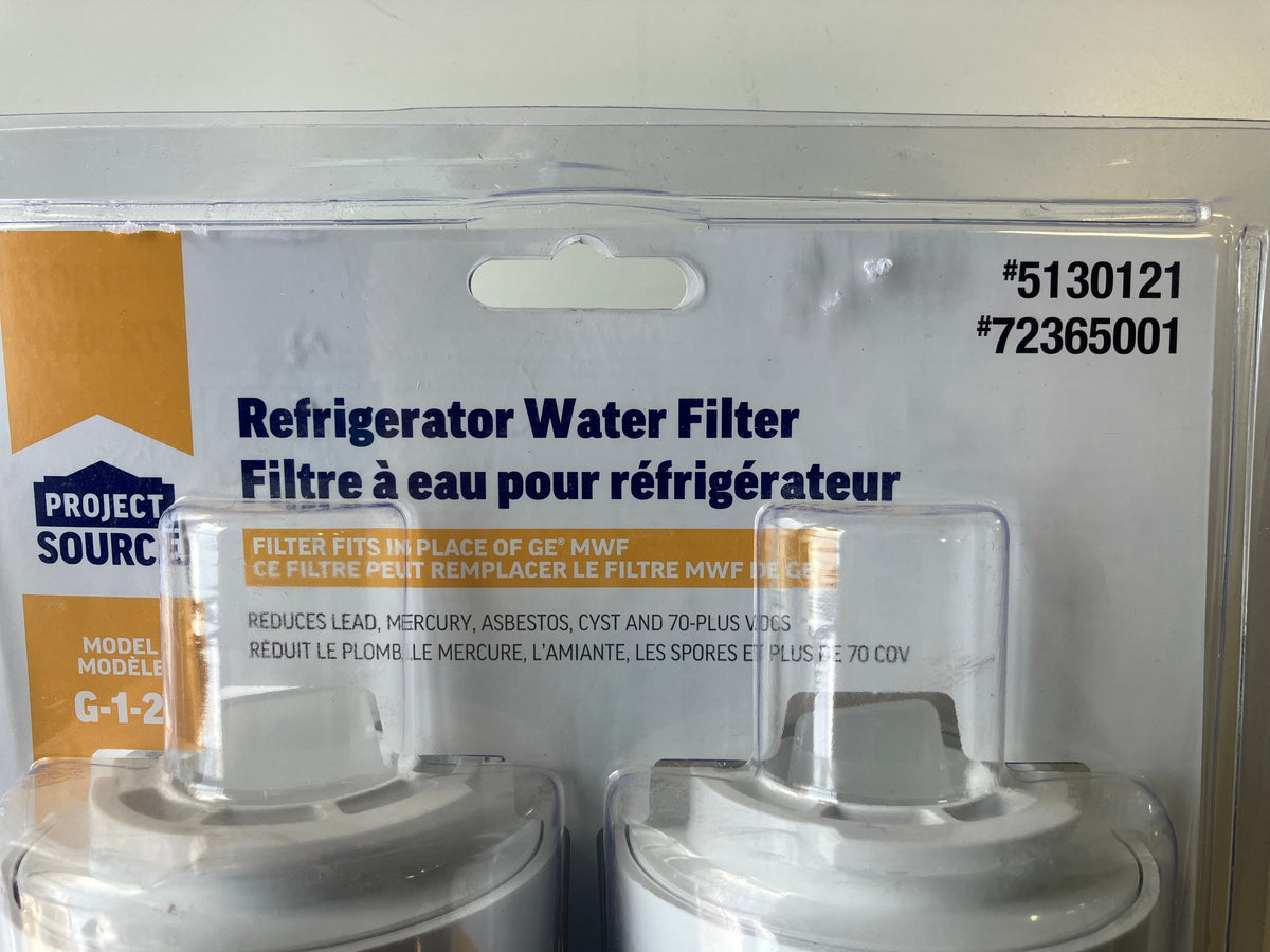 Project Source Refrigerator G-1-2 Water Filters - 2/Pack