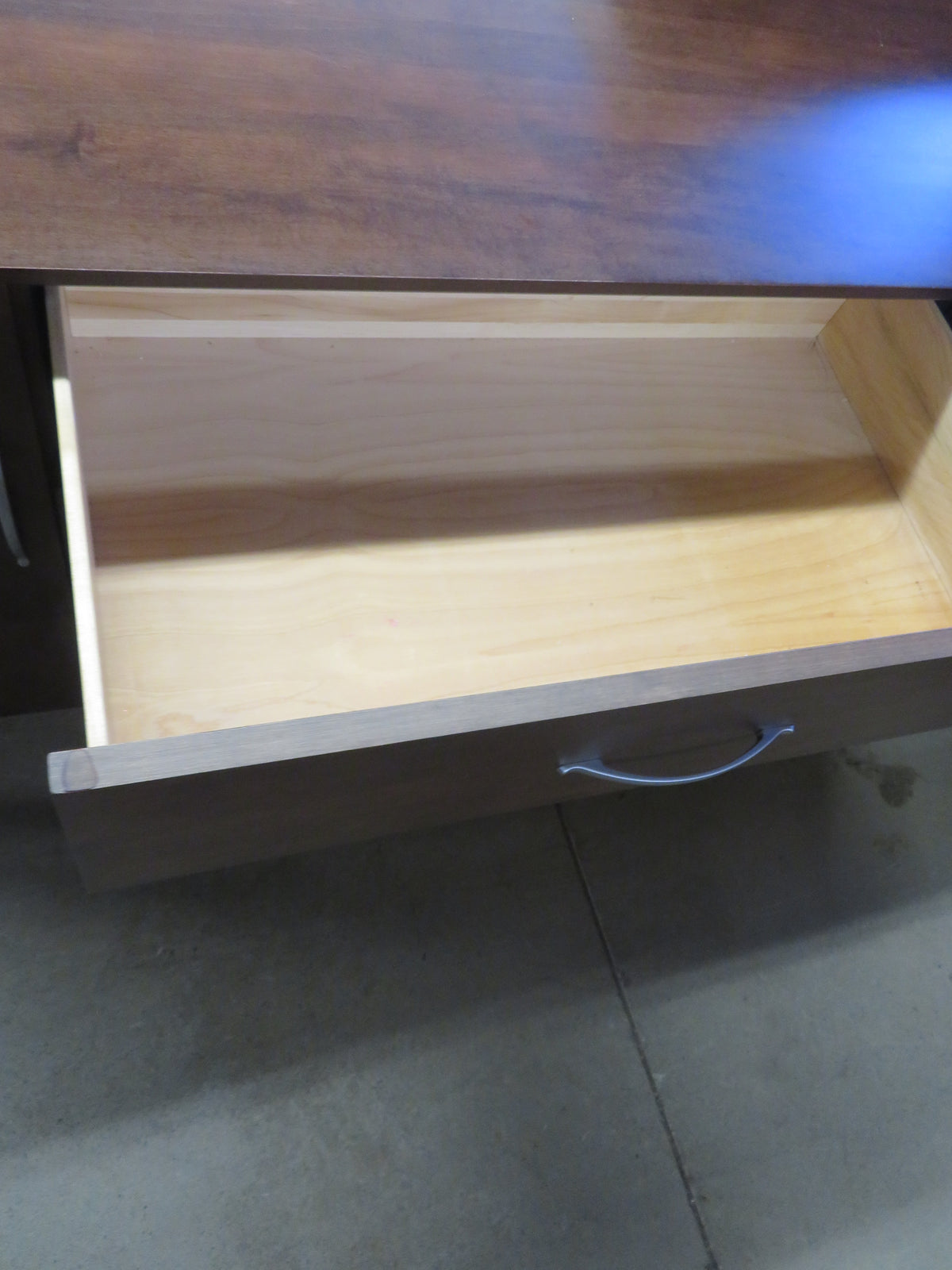 63"W 5-Drawer Wood  Dresser