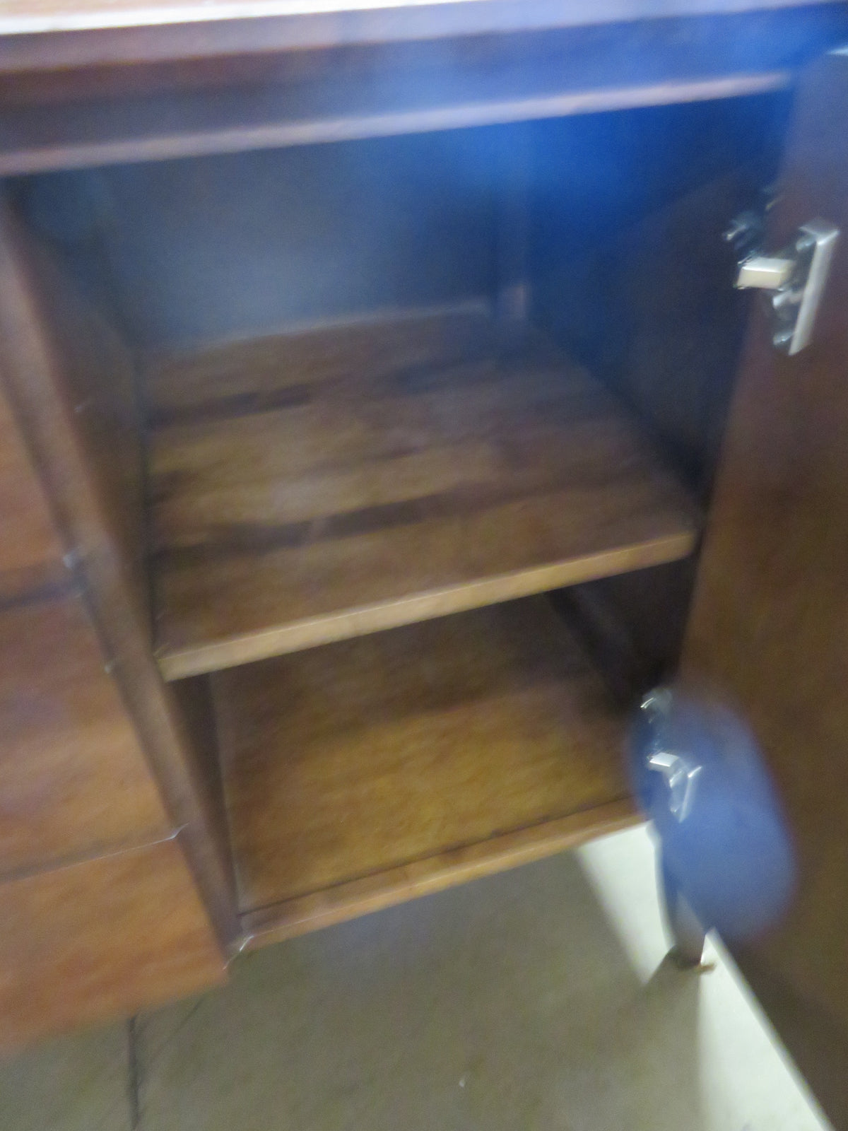 63"W 5-Drawer Wood  Dresser