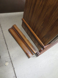 65"W Antique-Style 8-Drawer Wood  Dresser