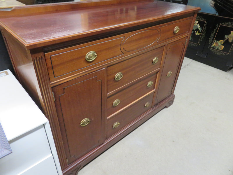 Brown Six Drawer Dresser