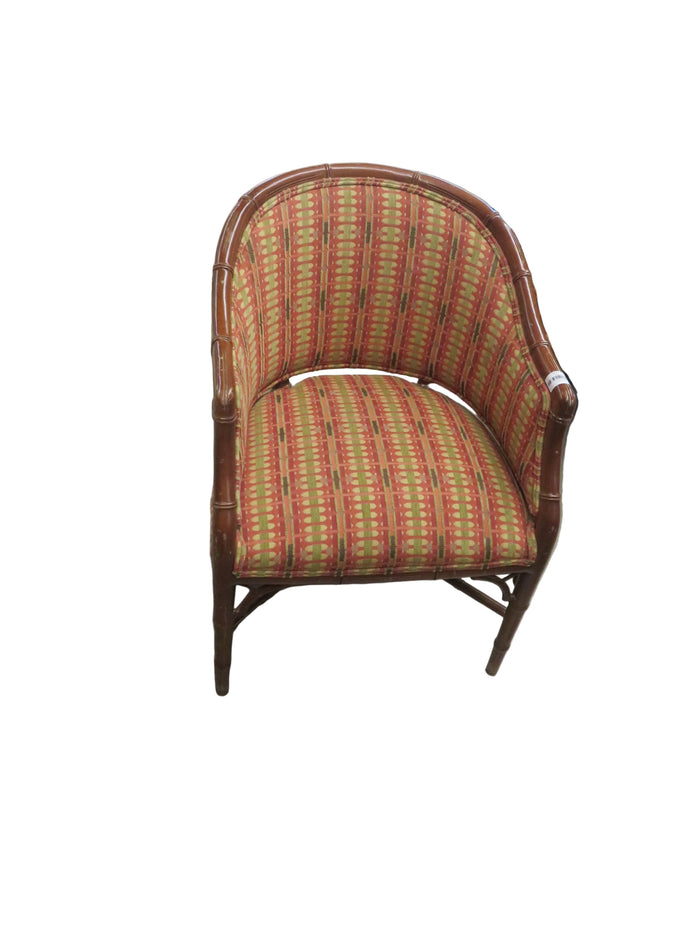 22"W Wooden Cushioned Chair