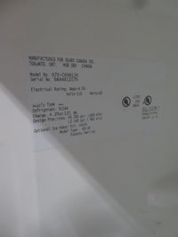 30"W Stainless Steal Fridge/Freezer with Upper Freezer Drawer