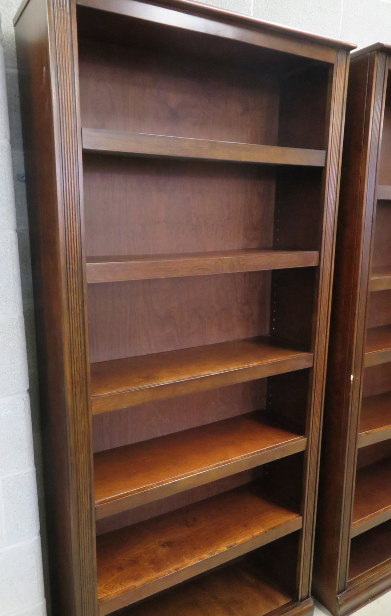 Brown Six Shelve Bookcase