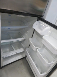 28"W Stainless Steel Fridge/Freezer with Upper Freezer