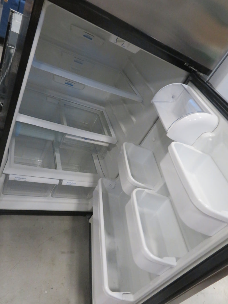 28"W Stainless Steel Fridge/Freezer with Upper Freezer