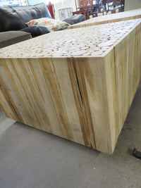 Wood Cube Table