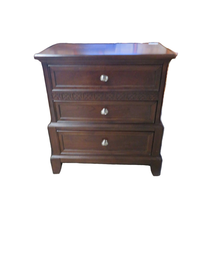 27"W Wooden Side Table