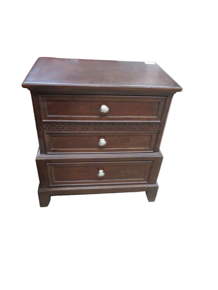 27"W Wooden Side Table