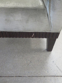 34"W Armchair in Khaki Velour