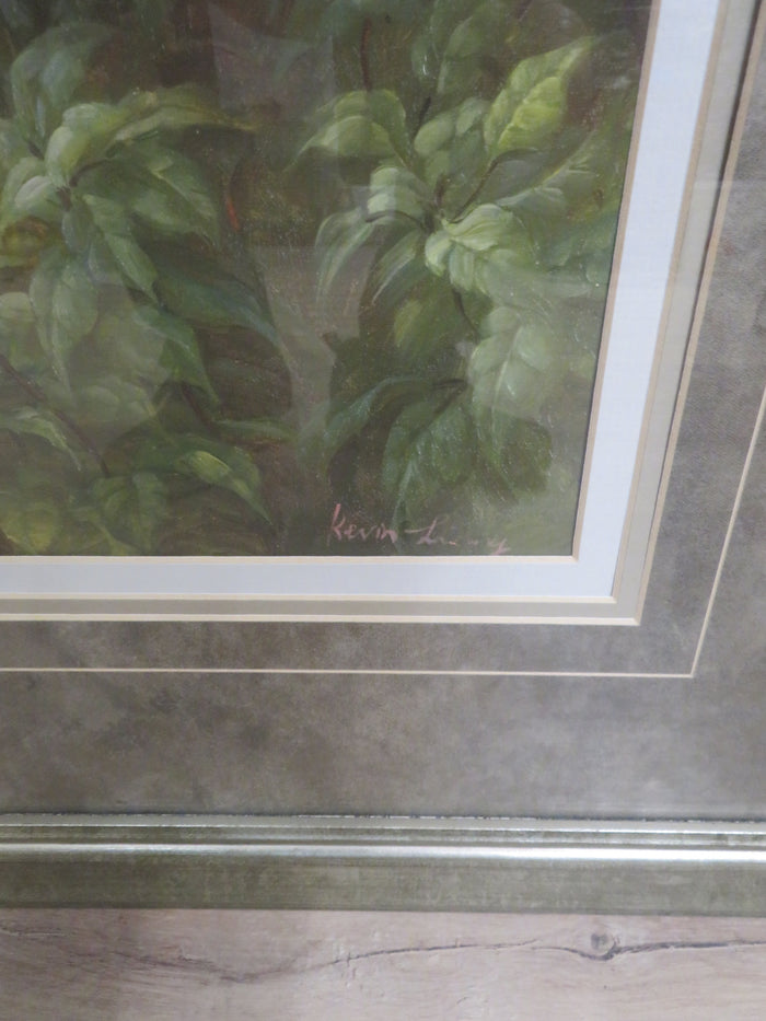 45"W "Pasture of Flowers" - Print - Framed