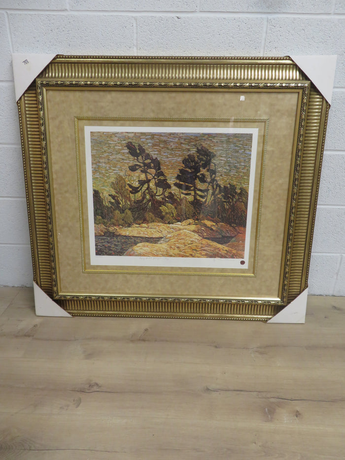40"W "Byng Inlet Georgian Bay" - Signed Print - Framed