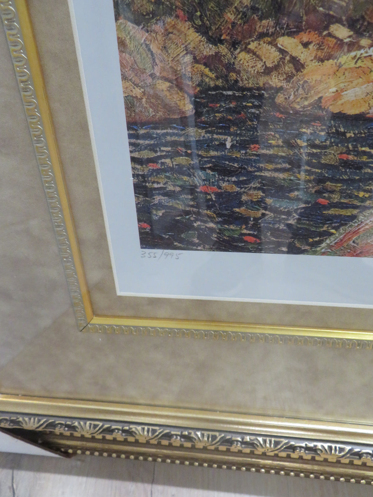 40"W "Byng Inlet Georgian Bay" - Signed Print - Framed