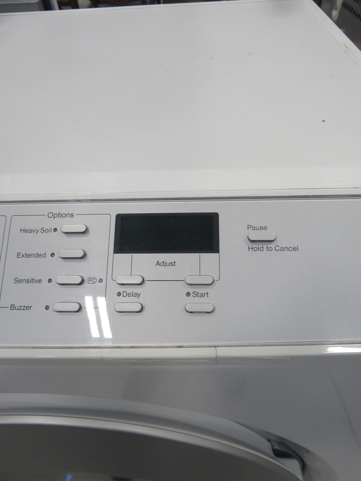 27"W Front Load Washing Machine in White