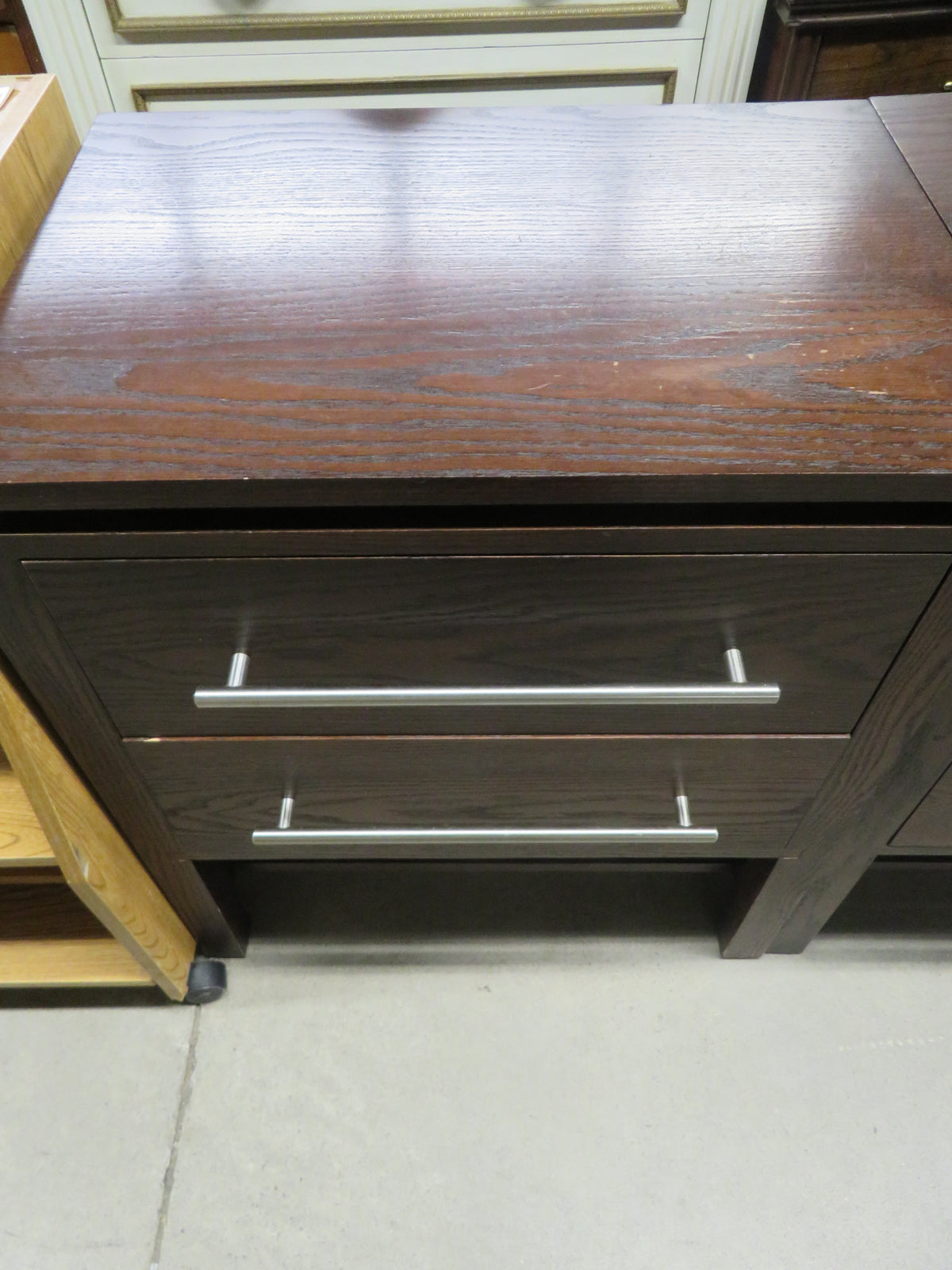 Brown Wooden Side Table