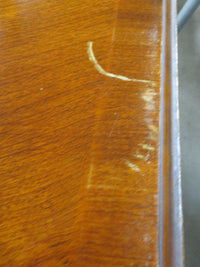 72"W Wood Veneer Desk with Three Drawers