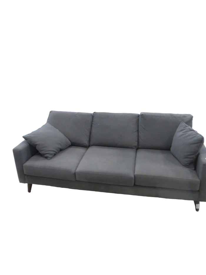 83"W 3-Seater Grey Sofa
