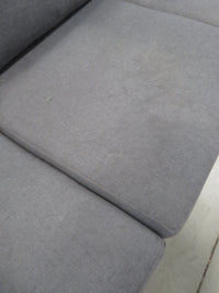 83"W 3-Seater Grey Sofa