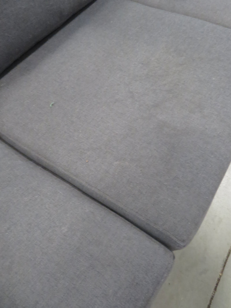 83"W 3-Seater Grey Sofa