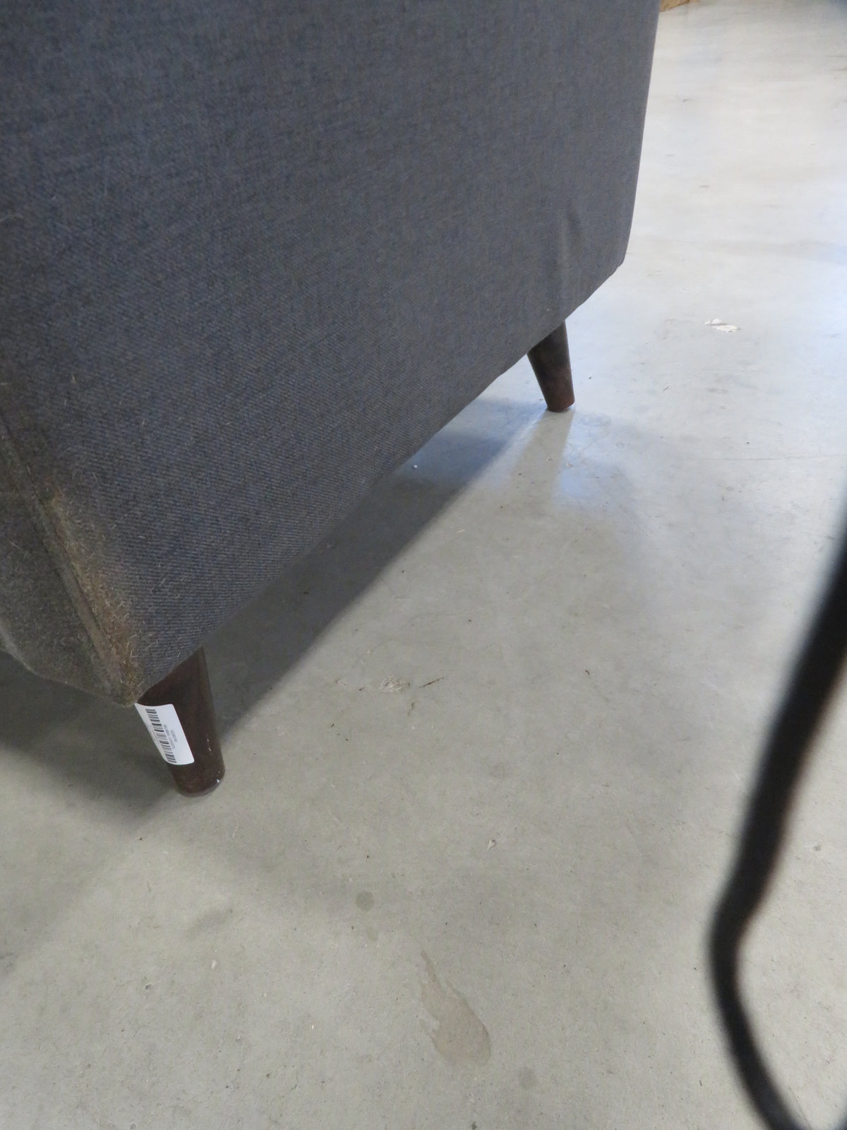 83"W 3-Seater Grey Sofa