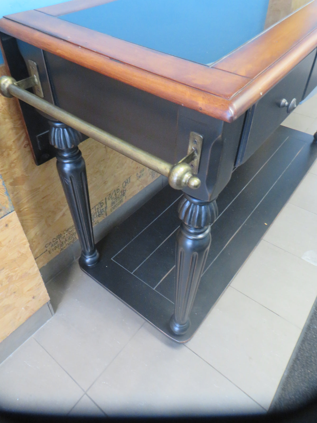 64"W Kitchen Island with Drop Leaf
