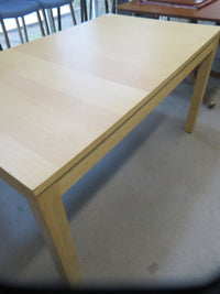 55.5"W Light Brown Dining Table