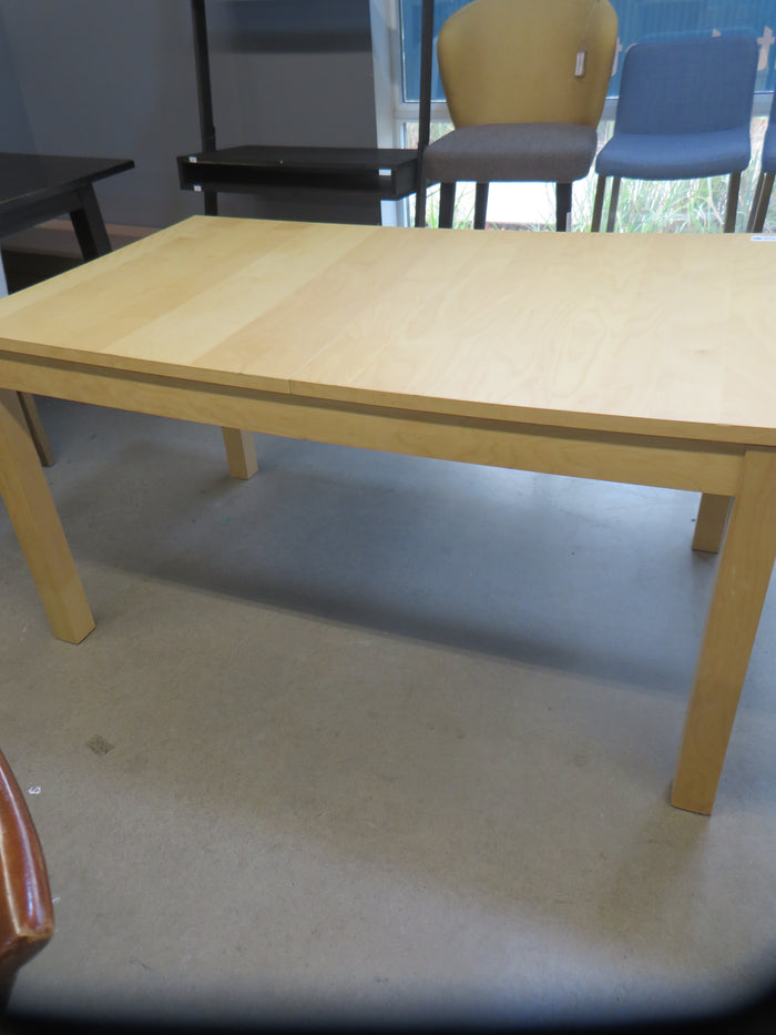 55.5"W Light Brown Dining Table