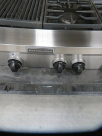 48"W Gas Cooktop with 6 Burners and Grill