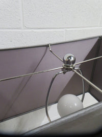 Modern Style Lamp With Silver & Grey Combination