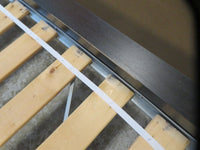 83"W Black Wood Bed Frame