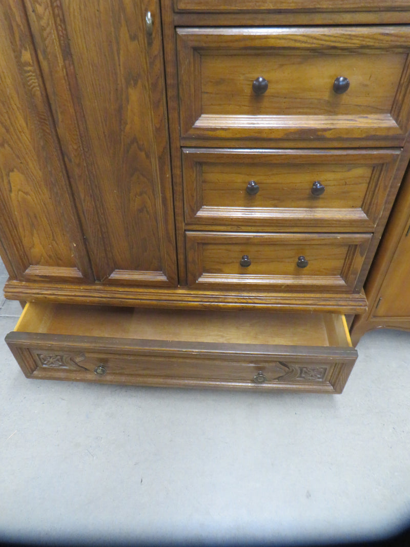 42"W Solid Wood Armoire