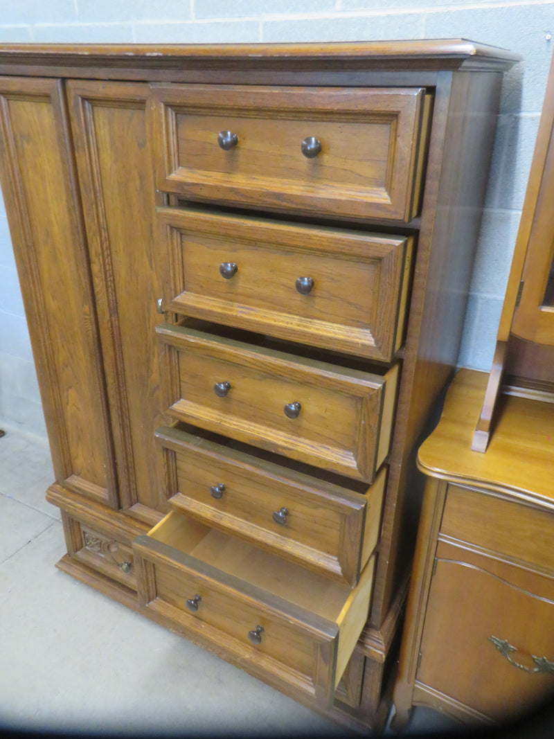 42"W Solid Wood Armoire