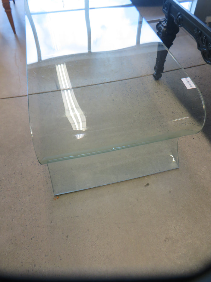 46"W Modern Style Glass Coffee Table