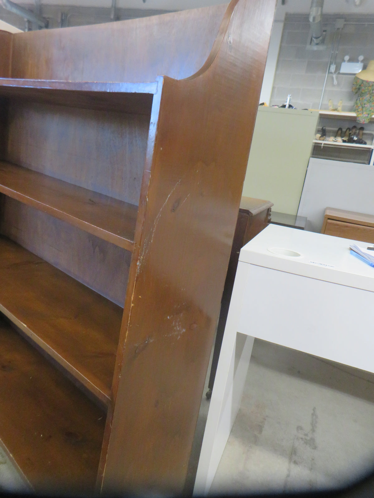 48"W Wood Bookshelf