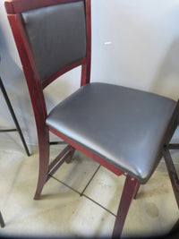 17" x 17" Wooden Barstool