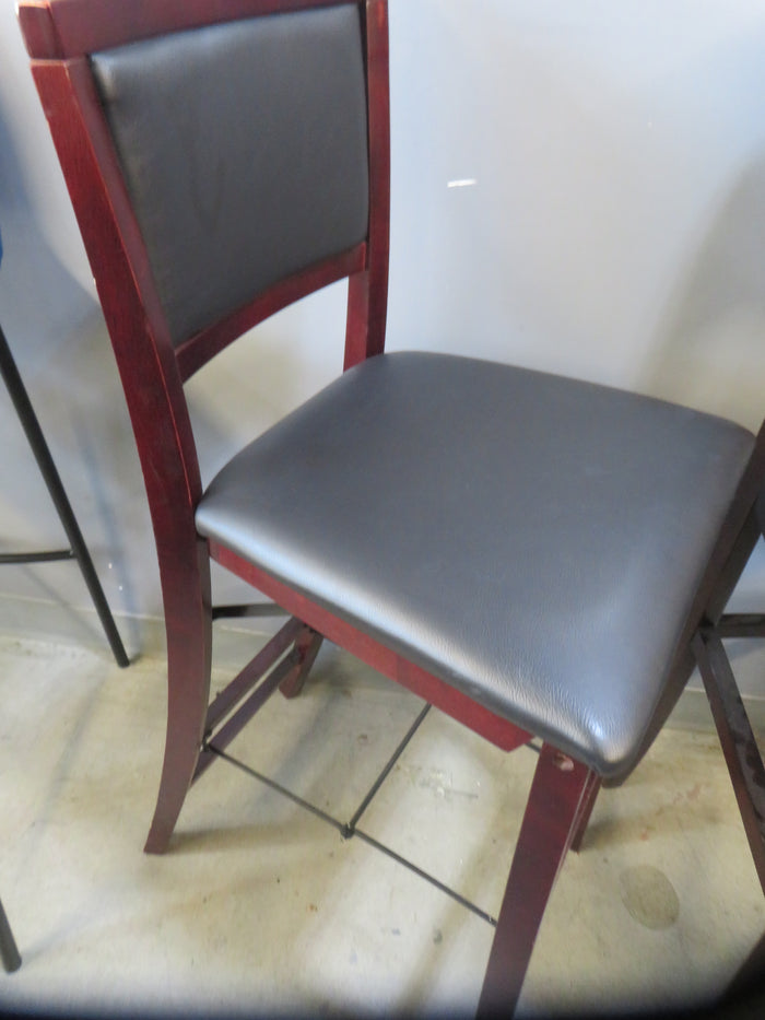 17" x 17" Wooden Barstool