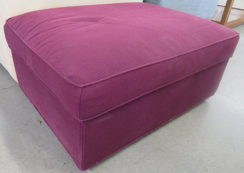 Velvet Small Ottoman