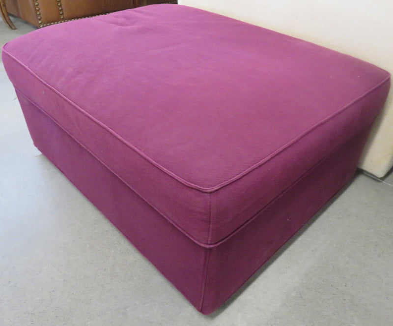 Velvet Small Ottoman