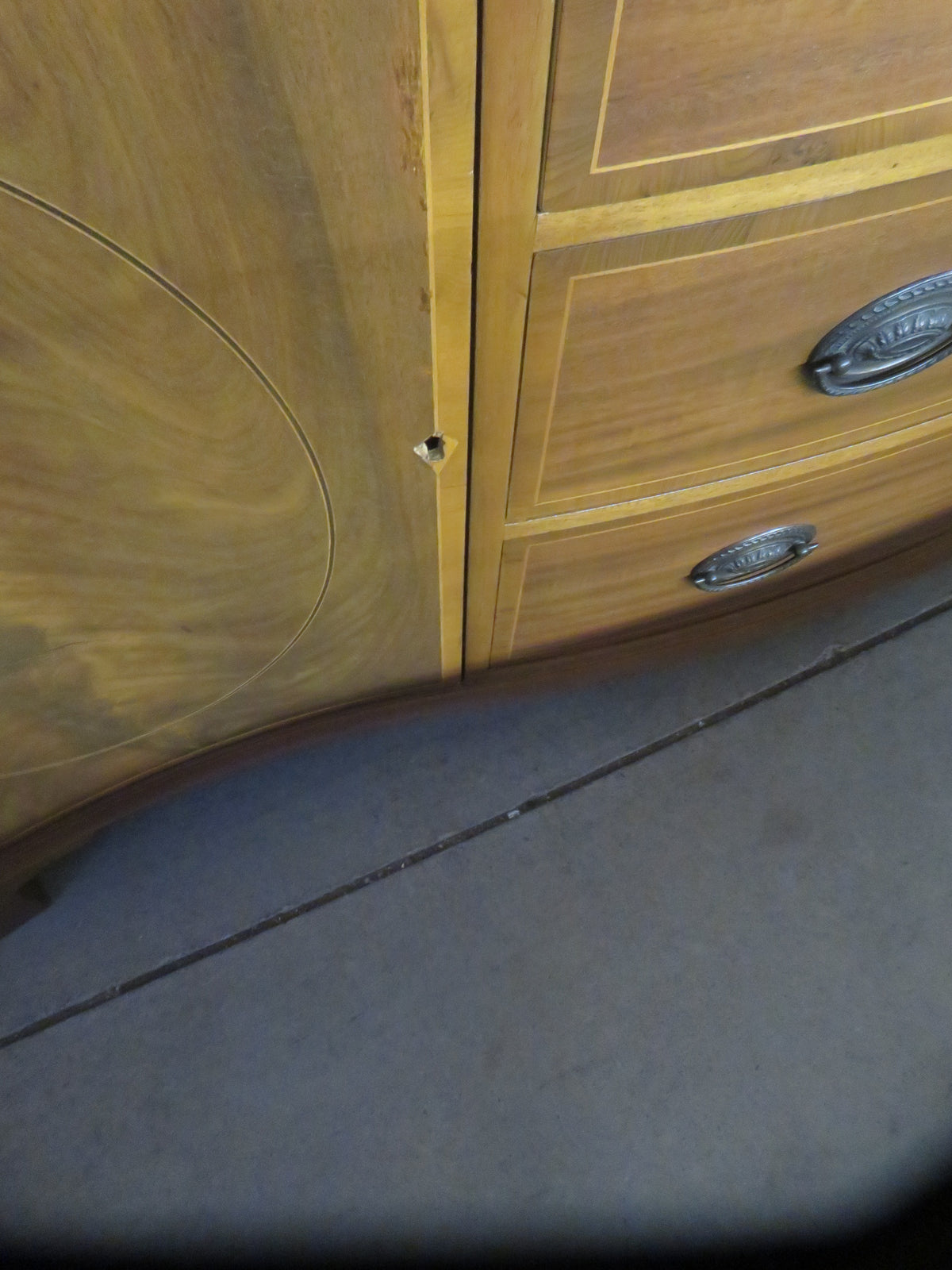 64"W 8-Drawer Wooden Dresser