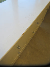 63"W 6-Drawer White Dresser