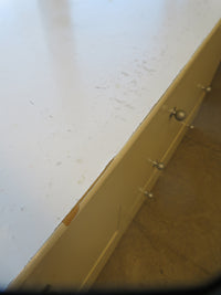 63"W 6-Drawer White Dresser