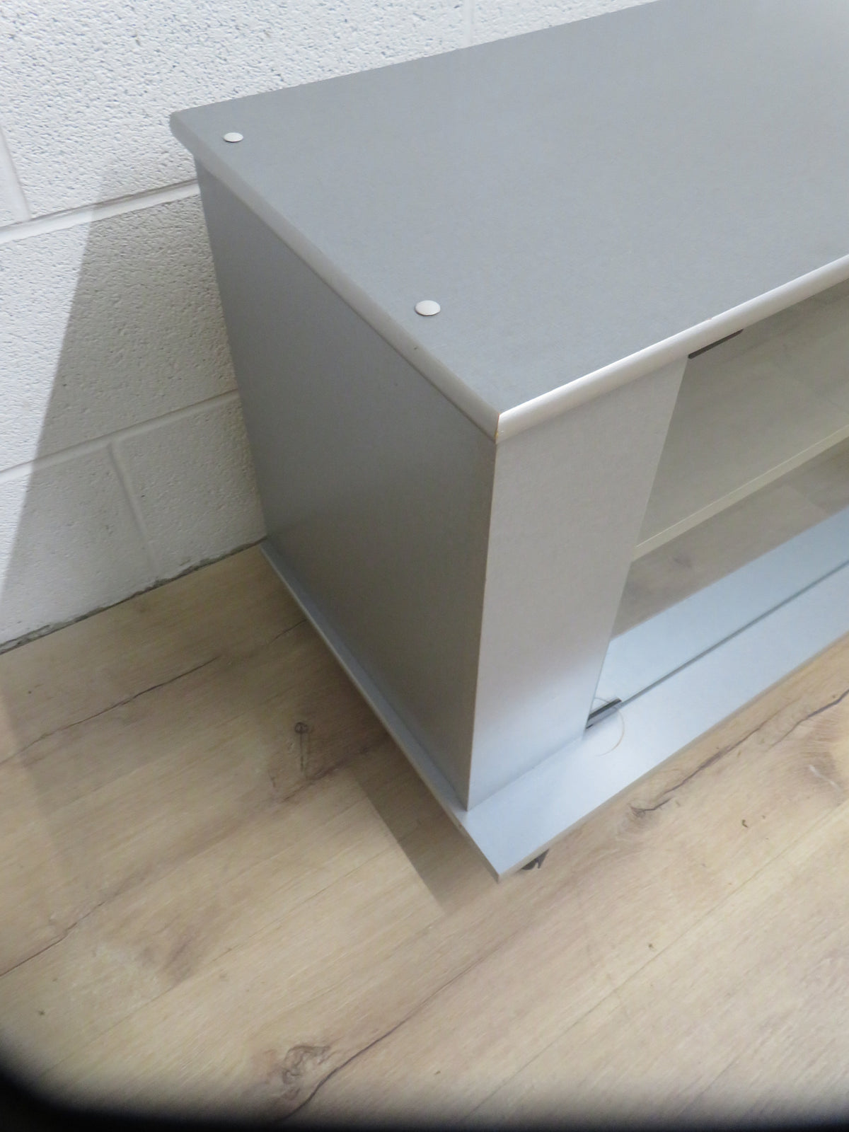 30"W Small TV Stand with Storage