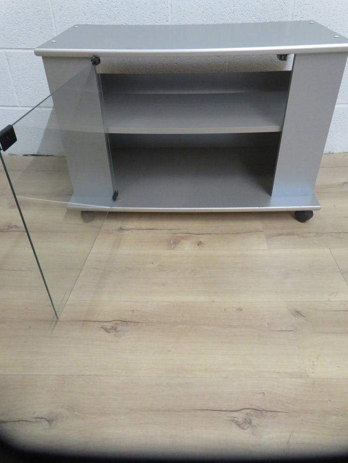30"W Small TV Stand with Storage