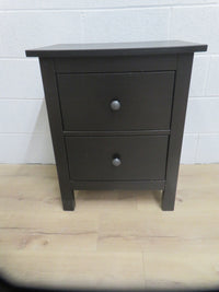 21.5"W Two Drawer End Table