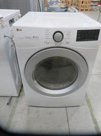 27"W Electric Front Load Dryer in White
