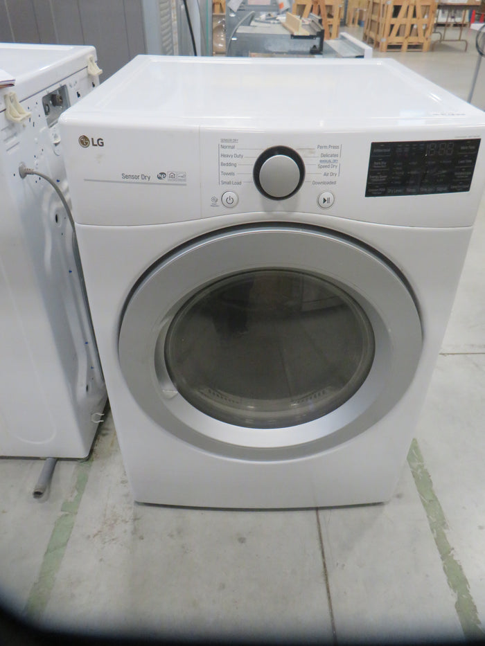 27"W Electric Front Load Dryer in White