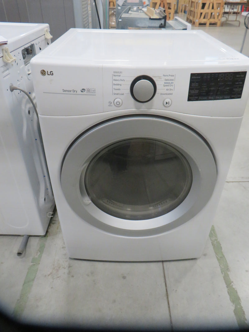 27"W Electric Front Load Dryer in White