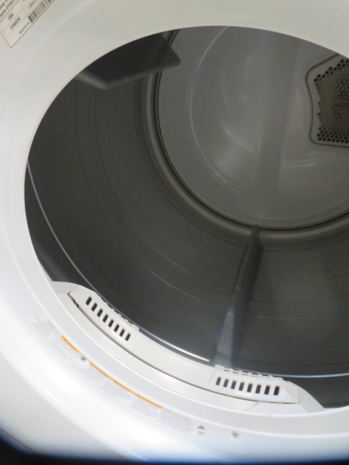 27"W Electric Front Load Dryer in White